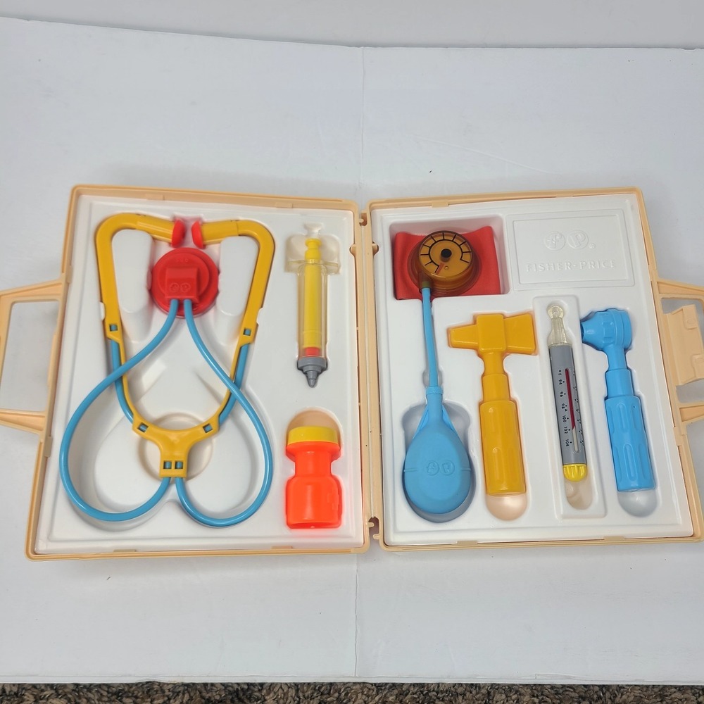 Vintage‎ 1977 Fisher-Price  936 Medical Doctor Kit with Case - Picture 5 of 6